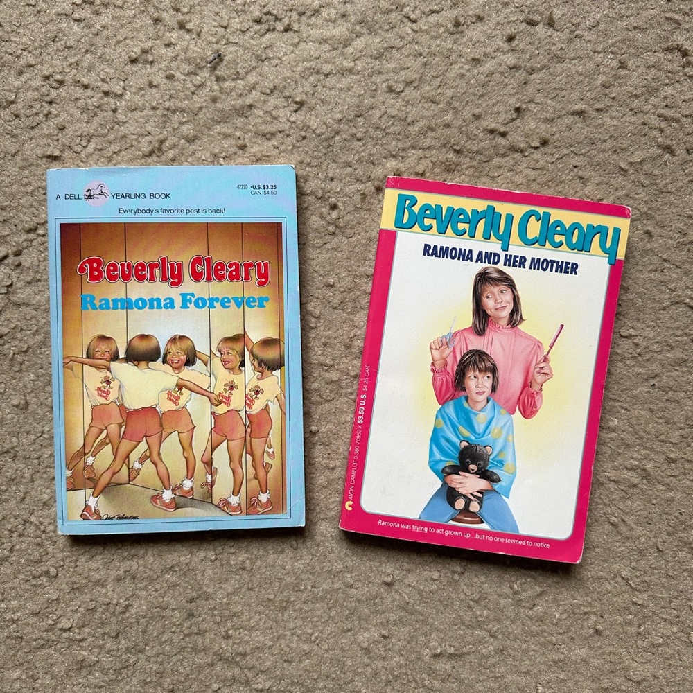 Beverly Cleary Ramona books, set of 2